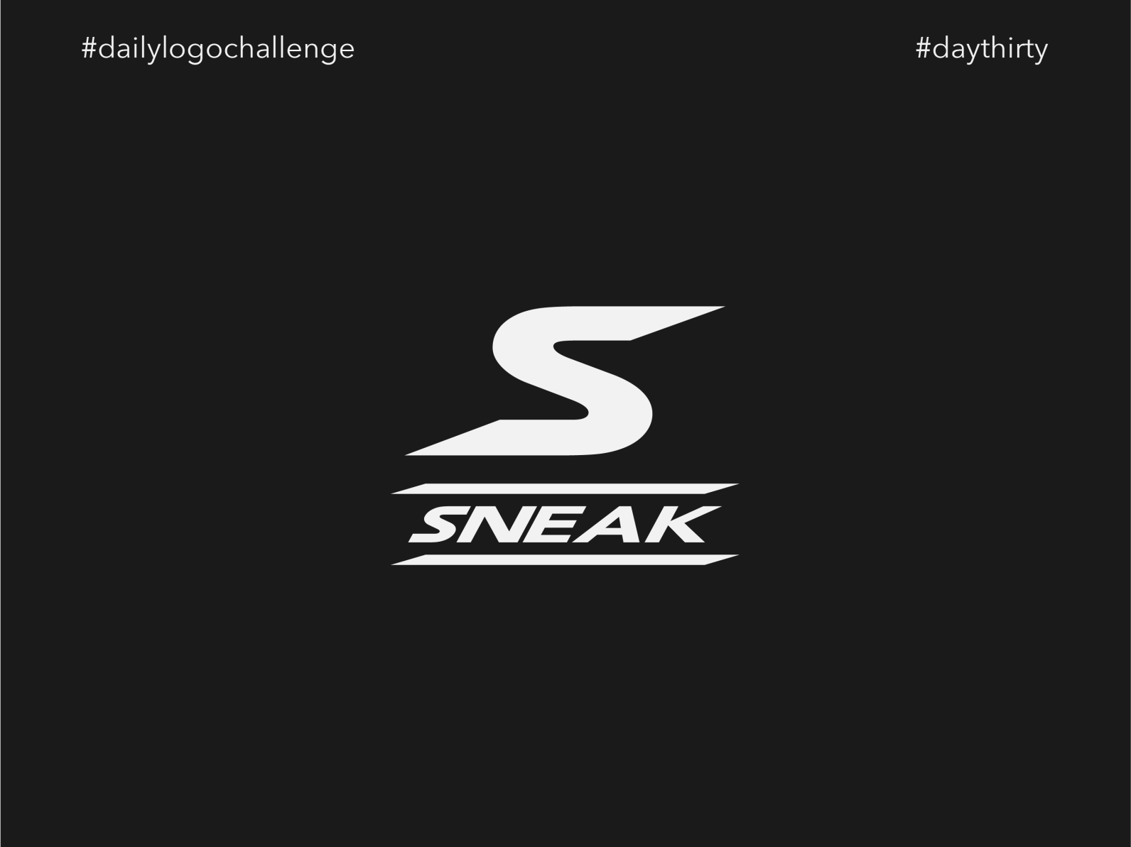 #dlc Sneaker Company Logo Design - Sneak, Day 30 by Dāvis Lejasmeiers ...