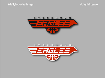 #dlc Sports Team Logo Design - Eagles, Day 32 art clean dailylogochallenge day32 design dlc flat graphic design icon illustrator logo minimal vector