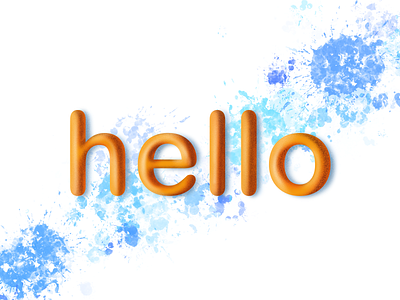 hello design hello illustration procreate typography