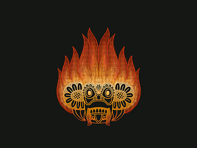 Raksha: Fire Devil fire framebyframe illustration motion graphic