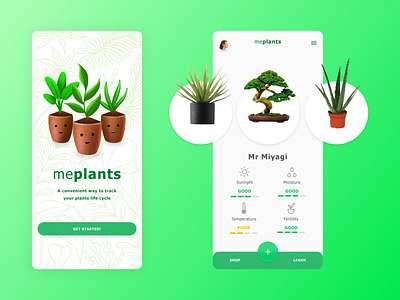 meplants 3d art app design illustration plants procreate ui user interface user interface design