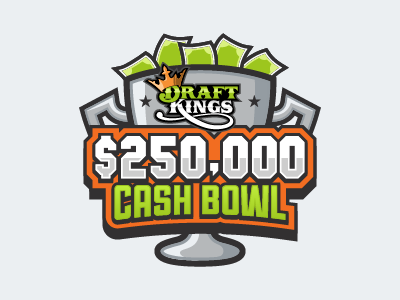 Cash Bowl cash bowl cup draftkings fantasy sports football money sports sports logo trophy