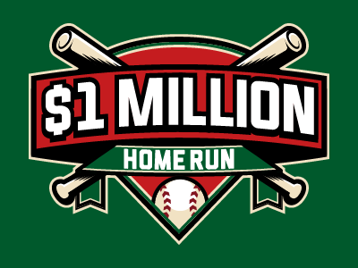 Home Run baseball daily fantasy sports dfs fantasy home run logos sports sports design sports logos