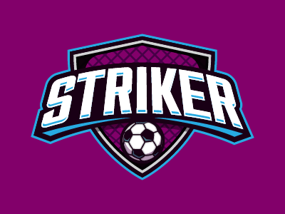 Striker daily fantasy sports dfs epl fantasy logos mls soccer sports sports design sports logos striker