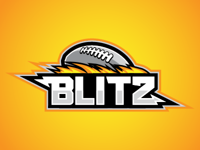 Blitz blitz daily fantasy sports dfs fantasy fantasy football logos nfl sports sports design sports logos