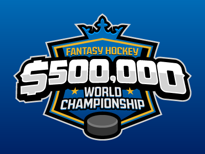 Fantasy Hockey World Championship daily fantasy sports dfs fantasy hockey logos nhl sports sports design sports logos