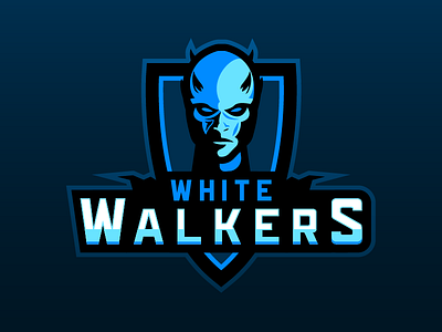 White Walkers a song of ice and fire game of thrones hbo logo sports white walker wights