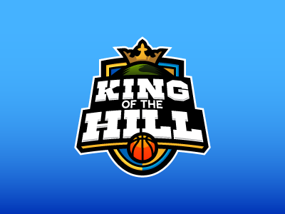 NBA King of the Hill daily fantasy sports dfs fantasy king king of the hill logos nba sports sports design sports logos