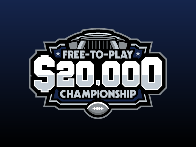 Free-To-Play Championship daily fantasy sports dallas dfs fantasy football logos nfl sports sports design sports logos