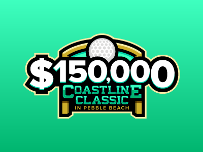 Coastline Classic coastline pebble beach pga golf fantasy daily fantasy sports sports logos logos sports sports design dfs