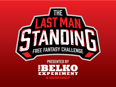 The Last Man Standing basketball belko experiment daily fantasy sports dfs fantasy logos sports sports design sports logos