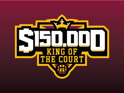 King Of The Court basketball daily fantasy sports dfs fantasy logos nba sports sports design sports logos