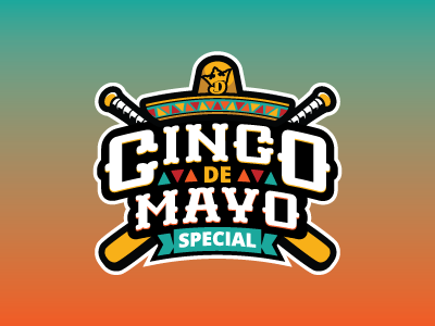 CInco De Mayo Special cinco de mayo baseball fantasy daily fantasy sports sports logos logos sports sports design dfs