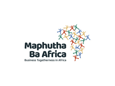 Maphutha Ba Africa - Logo Design africa african brands african colours african continent african logo african people agent orange design logo designers