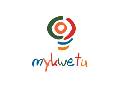 Mykwetu Logo Design african african brands african logo african logos agent orange design bulb logo colourful logo multicolor orange and blue red and green