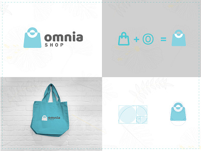 Omnia Shop | Logo and Branding. art branding design flat graphic design illustration illustrator logo minimal vector