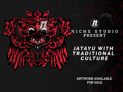 Jatayu with traditional culture apparel apparel graphics clothing design illustration jatayu sticker t shirt t shirtdesign tattoo traditional