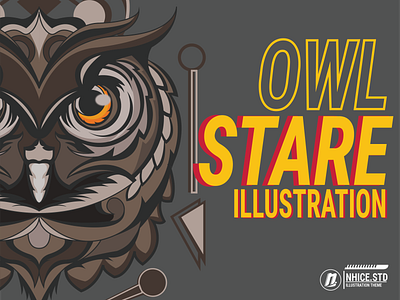 owl stare apparel apparel design apparel graphics branding clothing design flat geometric head illustration illustrator logo sticker t shirt t shirtdesign tattoo vector