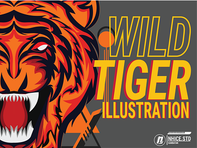 Wild tiger apparel apparel design apparel graphics branding clothing geometric head illustration sticker t shirt t shirtdesign