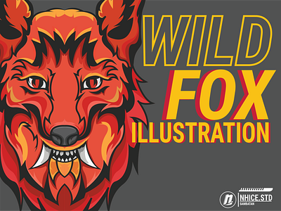 Wild Fox apparel apparel design apparel graphics clothing geometric head illustration logo sticker t shirt t shirtdesign