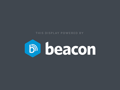 Beacon Turns 1.0! beacon digital sign display kiosk logo