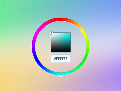 Pick a color, any color. brightness color colors hex hue picker saturation ui ux widget