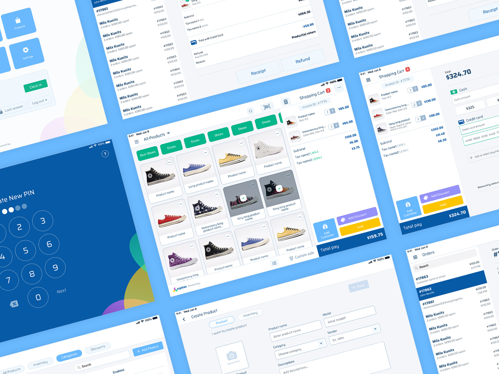 Point of Sales UI by Kevin Houle on Dribbble