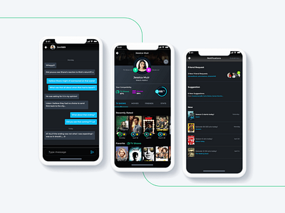 TV/Movie Recommendation App android app app design ios mobile app design ui design