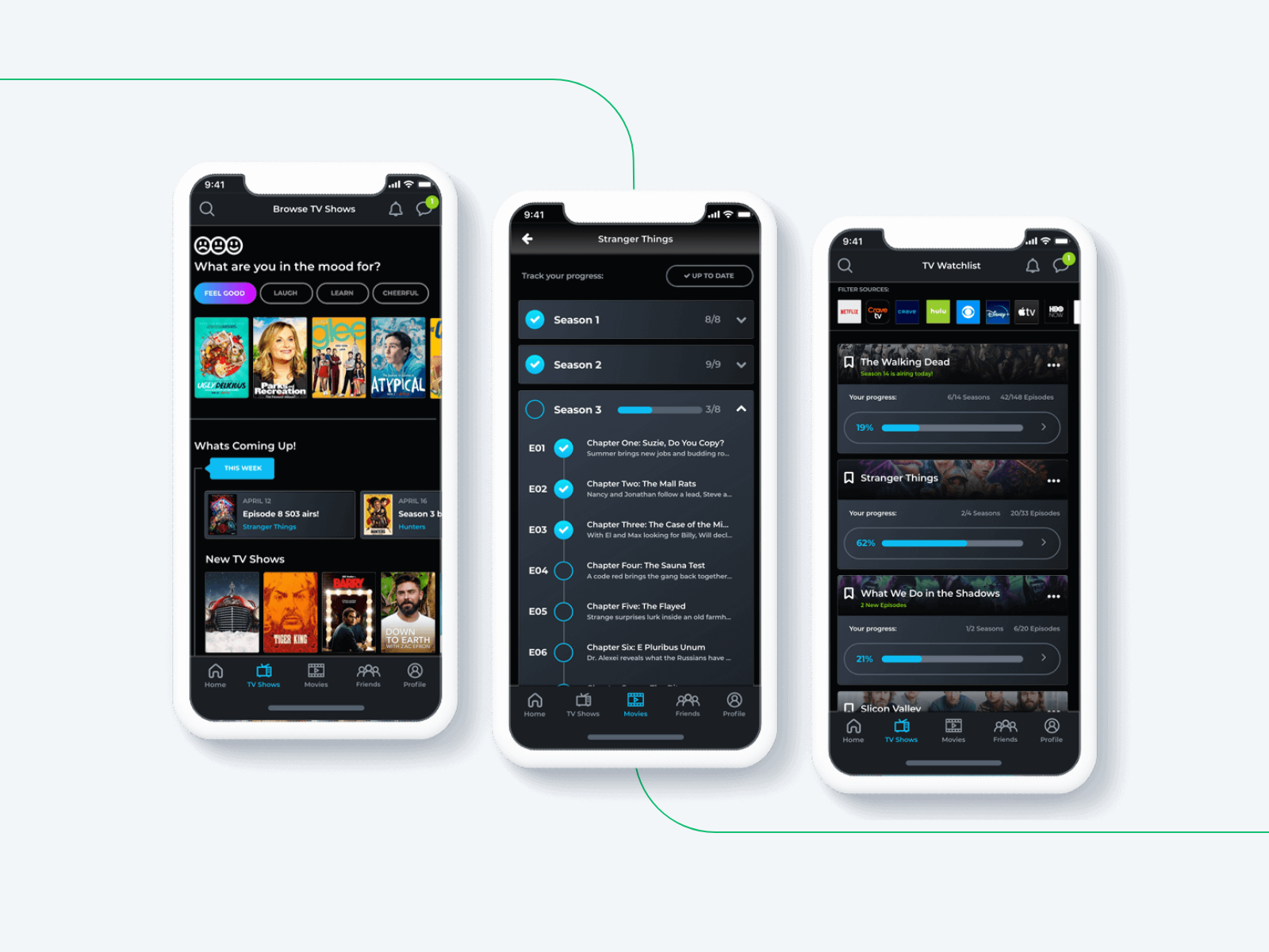 TV/Movie Recommendation App by Kevin Houle on Dribbble