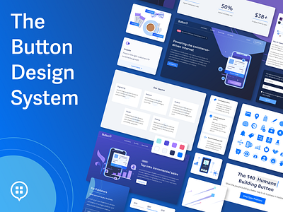 Button Design System design illustration