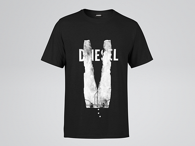 Diesel Tshirt by Tshirt Lab on Dribbble