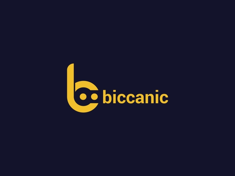 Biccanic Brand Identity Logo ilustrasi surat desain vektor palet warna kreatif desain logo logo ikon aplikasi