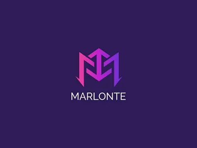 Marlonte Brand Identity Logo aplikasi creative desain desain logo design ikon ilustrasi kotak kreatif logo m surat ui vector vektor