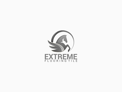 Extreme Flooring Tile Brand Identity Logo