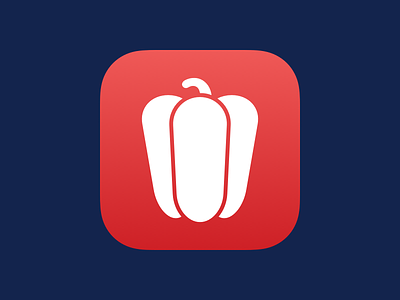 Capsicum App Icon app app icon bell pepper capsicum icon ios ios icon