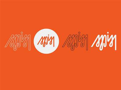 Logo Design - Spin Music Streaming app design branding design graphic design hand lettering lettering logo design typography
