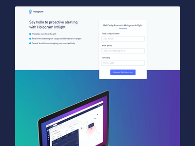 Early Access Sign Up Pages, Built with Webflow