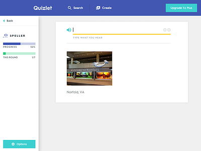 It's simple: type what you hear edtech progress prompt quizlet speller text field upgrade