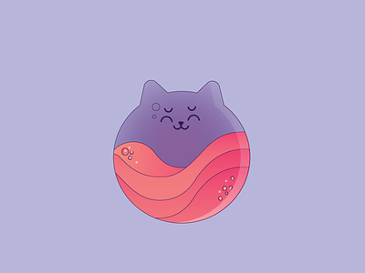 A soda cat art background cats color cute cute animal design illustration simple vector