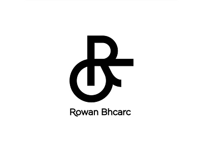 Rowan flat logo design minimalist modern