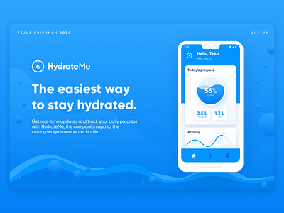 HydrateMe - Hydration Tracker App