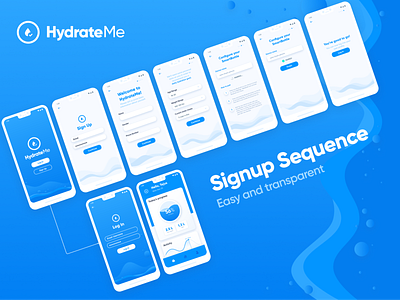 HydrateMe - Signup Sequence