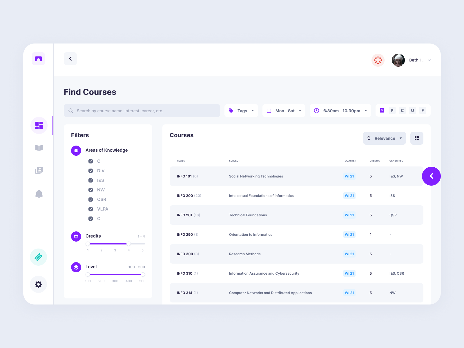 Bridge - Find Courses by Tejus Krishnan on Dribbble