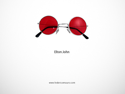 Elton John art direction elton john eyewear famous eyeglasses federico mauro music