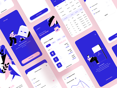 Payhub Financial App - UI analitycs app charts clean figma finance finances freebie graphs illustration illustrations interface ios iphone mobile money payment table ui ux