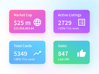 Website Stats Cards