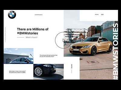 BMW Landing Page clean ui dailyui design modern modern design ui ux web web app web app design web design webdesign website website design