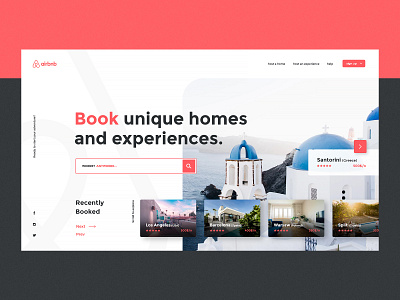 UI/UX AirBnB clean ui dailyui design modern modern design web app web design webdesign website website design