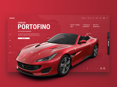Ferrari UI/UX clean ui dailyui design modern modern design web web design webdesign website website design