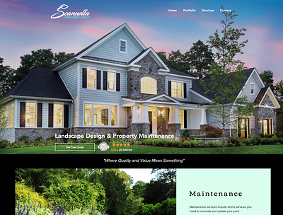 Scanella Landscaping 2019 11 27 clean clean ui dailyui modern design web web app web design webdesign website website design